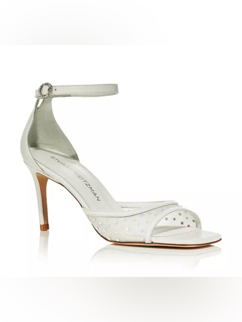 Stuart Weitzman Embellished 75mm Sandals